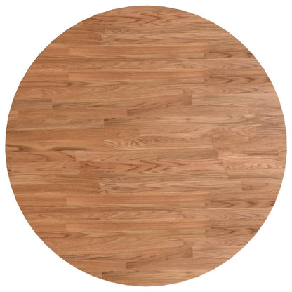 Piano Tavolo Rotondo Marrone Chiaro ÃƒÆ’Ã‹Å“70x1,5 cm Rovere Trattato