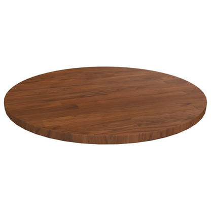 Piano Tavolo Rotondo Marrone Scuro Ã˜40x1,5 cm Rovere Trattato