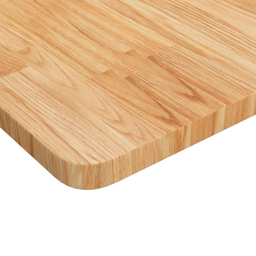 Piano Bagno Marrone Chiaro 80x40x2,5cm Legno Massello Trattato