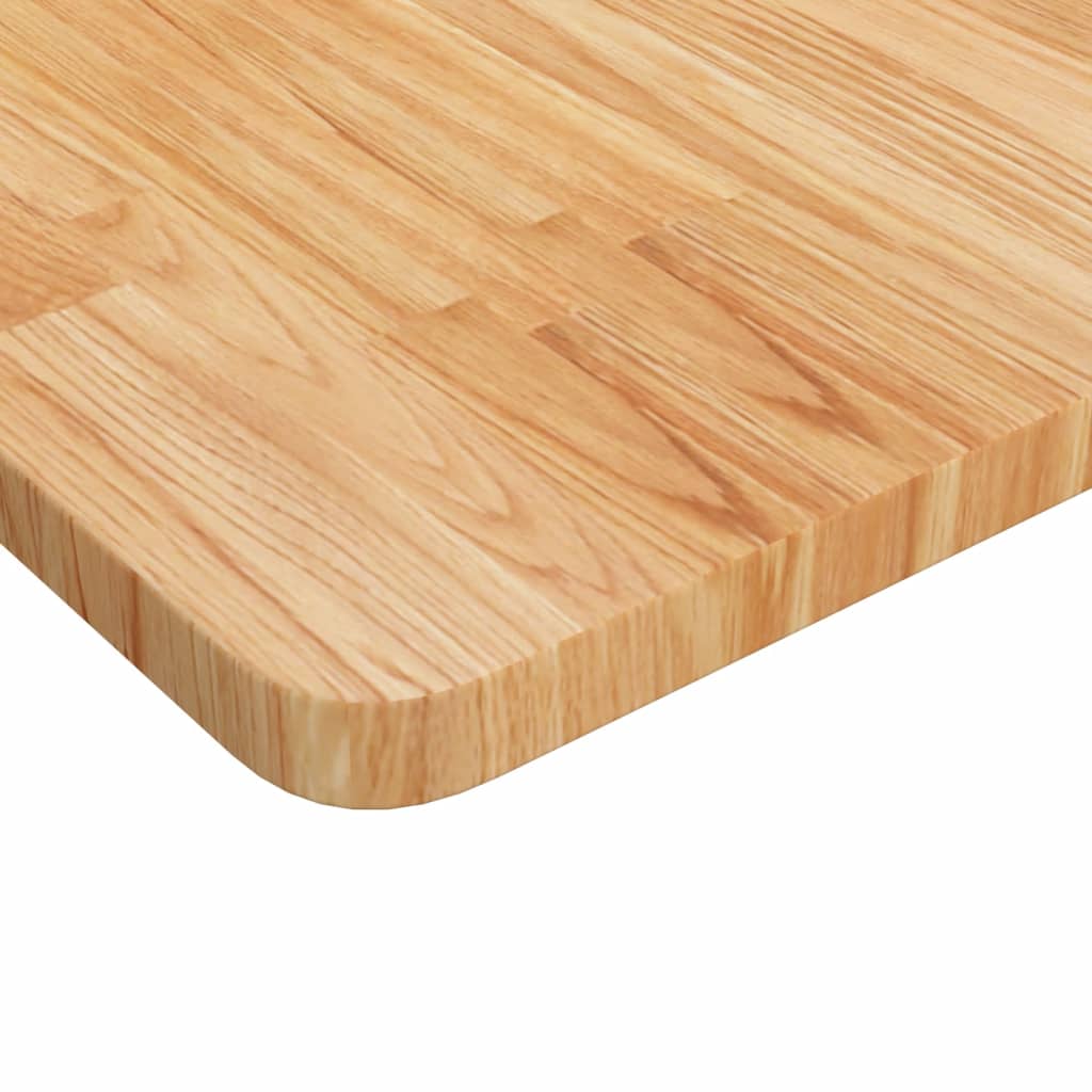 Piano Bagno Marrone Chiaro 100x50x2,5cm Legno Massello Trattato