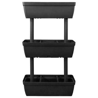Fioriere da Giardino 6 pz 100 cm Antracite