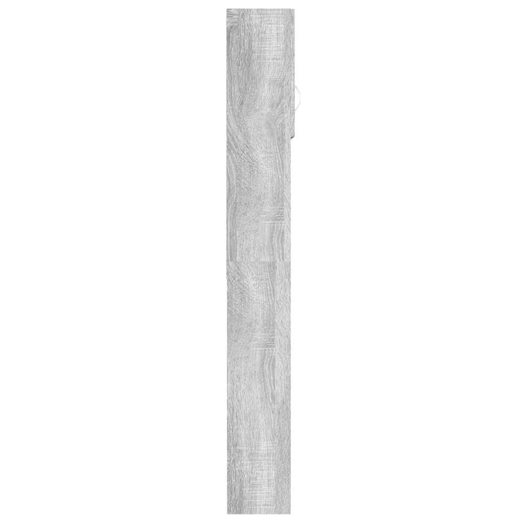 Mobile per Lavatrice Grigio Sonoma 64x25,5x190 cm