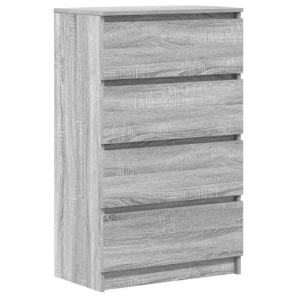 Credenza Grigio Sonoma 60x35x98,5 cm in Legno Multistrato