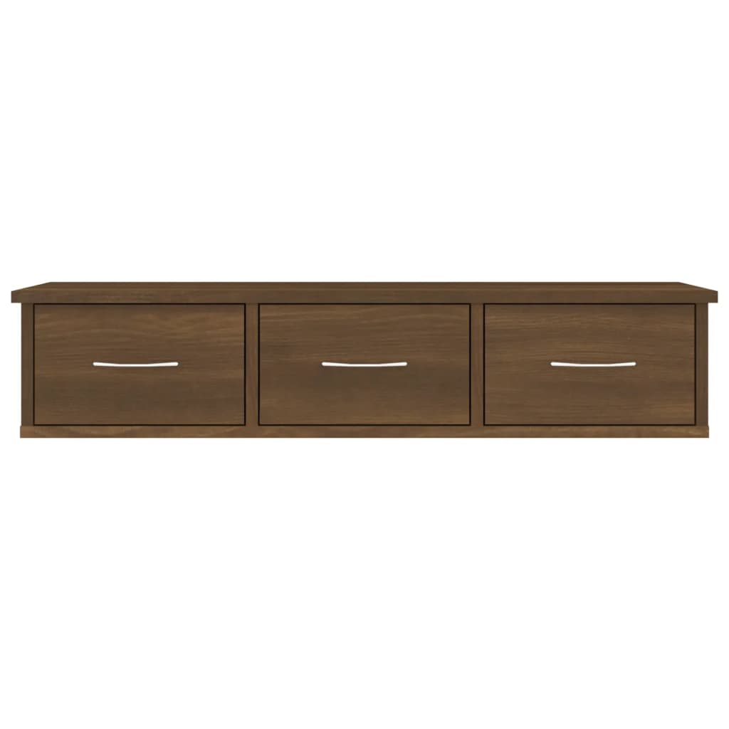 Armadietto Parete Rovere Marrone 88x26x18,5cm Legno Multistrato