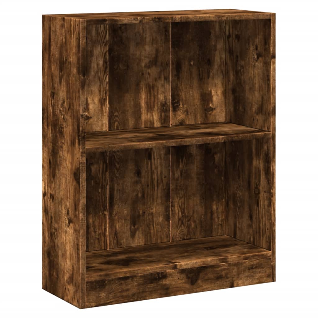 Libreria Rovere Fumo 60x24x76 cm in Legno Multistrato