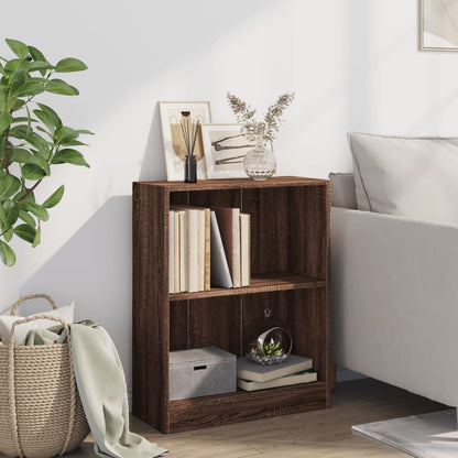 Libreria Rovere Marrone 60x24x76 cm in Legno Multistrato