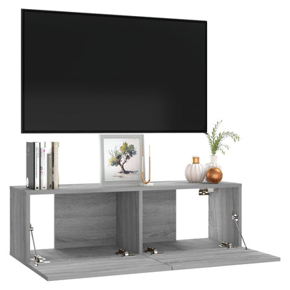 Libreria Grigio Sonoma 100x30x30 cm in Legno Ingegnerizzato
