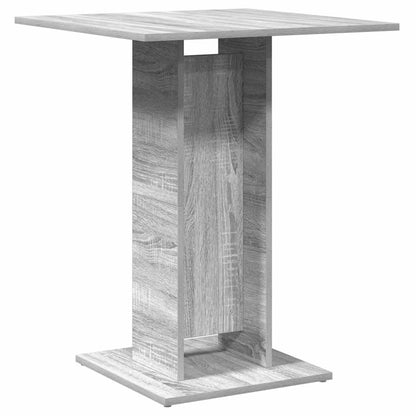 Tavolo da Bistrot Grigio Sonoma 60x60x75 cm Legno Multistrato