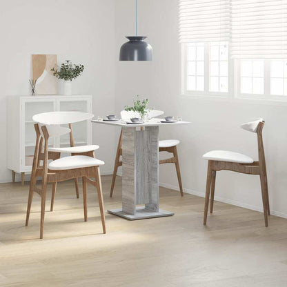 Tavolo da Bistrot Grigio Sonoma 60x60x75 cm Legno Multistrato