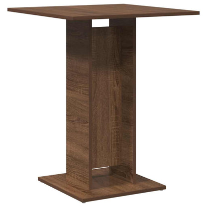 Tavolo da Bistrot Rovere Marrone 60x60x75 cm Legno Multistrato
