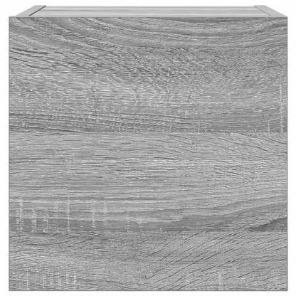 Armadietti TV Montati a Parete Grigio Sonoma 30,5x30x30 cm