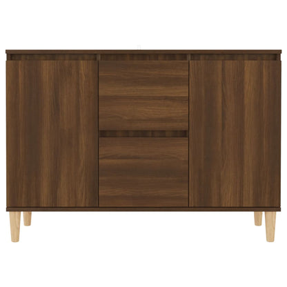 Credenza Rovere Marrone 101x35x70 cm in Legno Ingegnerizzato