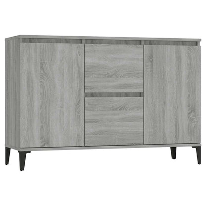 Credenza Grigio Sonoma 102x35x70 cm in Legno Multistrato