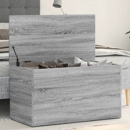 Cassapanca Grigio Sonoma 84x42x46 cm in Legno Ingegnerizzato