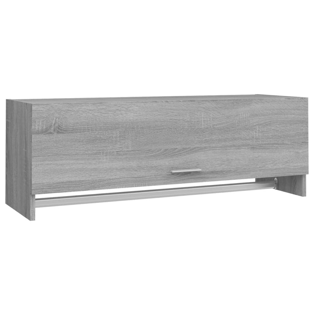 Armadio Grigio Sonoma 100x32,5x35 cm in Legno Ingegnerizzato