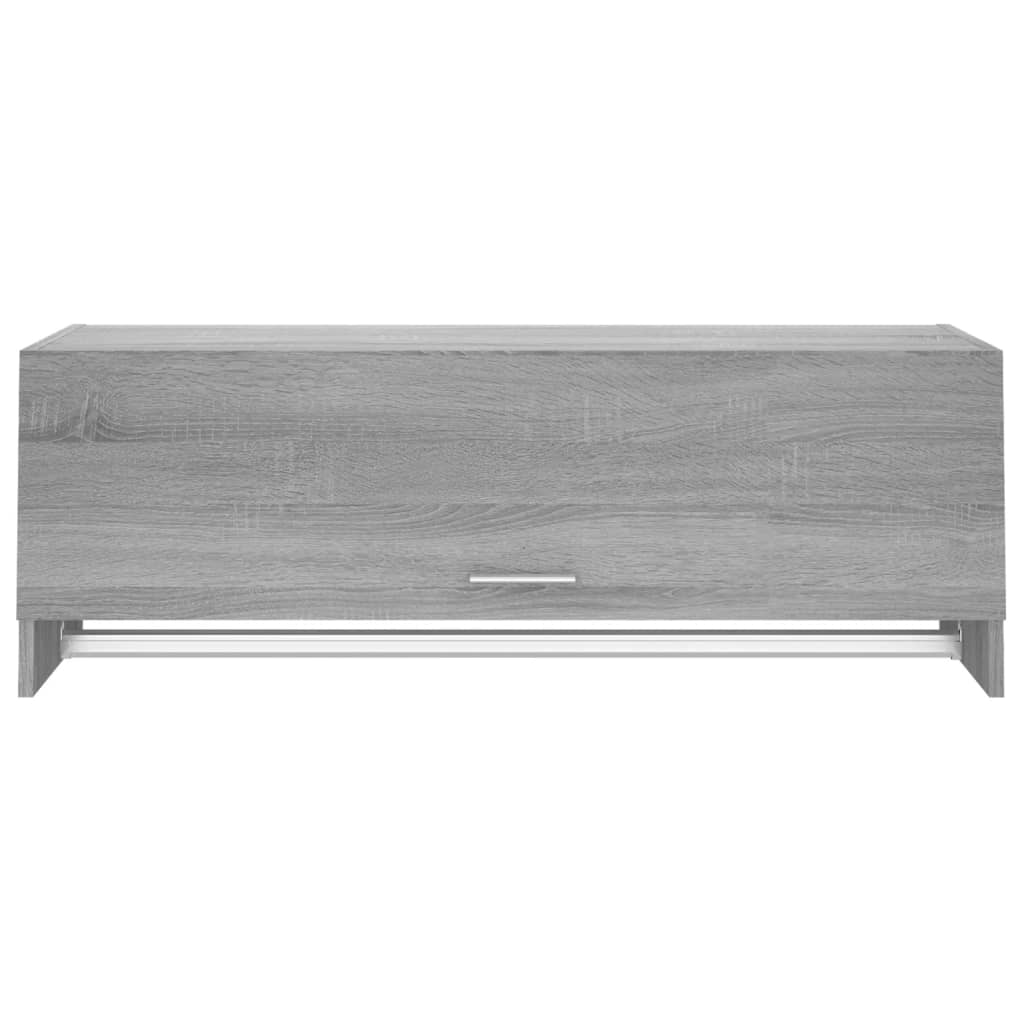 Armadio Grigio Sonoma 100x32,5x35 cm in Legno Ingegnerizzato