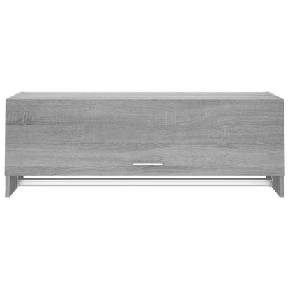 Armadio Grigio Sonoma 100x32,5x35 cm in Legno Ingegnerizzato