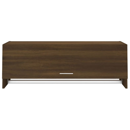 Armadio Rovere Marrone 100x32,5x35 cm in Legno Ingegnerizzato
