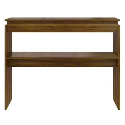Tavolino Consolle Rovere Marrone 102x30x80 cm Legno Multistrato