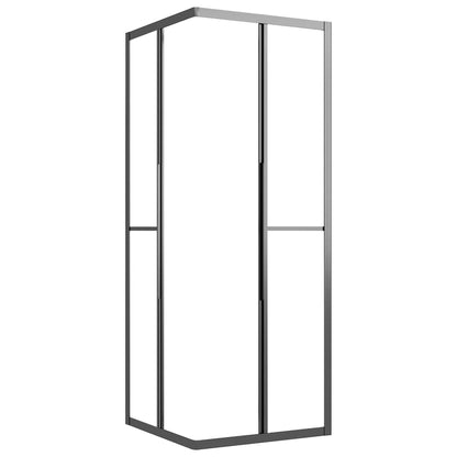 Cabina Doccia ESG Smerigliato 70x70x180 cm Nera