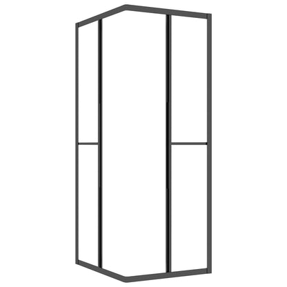 Cabina Doccia ESG Smerigliato 90x70x180 cm Nera
