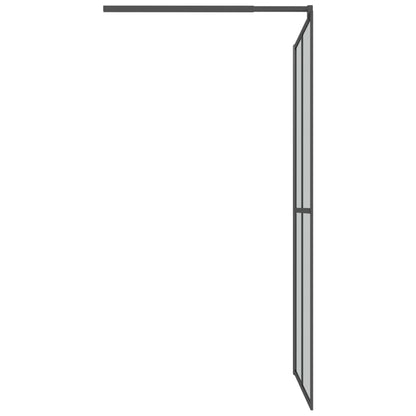 Cabina Doccia 100x195 cm Vetro Temperato Scuro