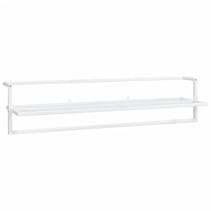 Portasciugamani Bianco 95x25x22 cm in Ferro