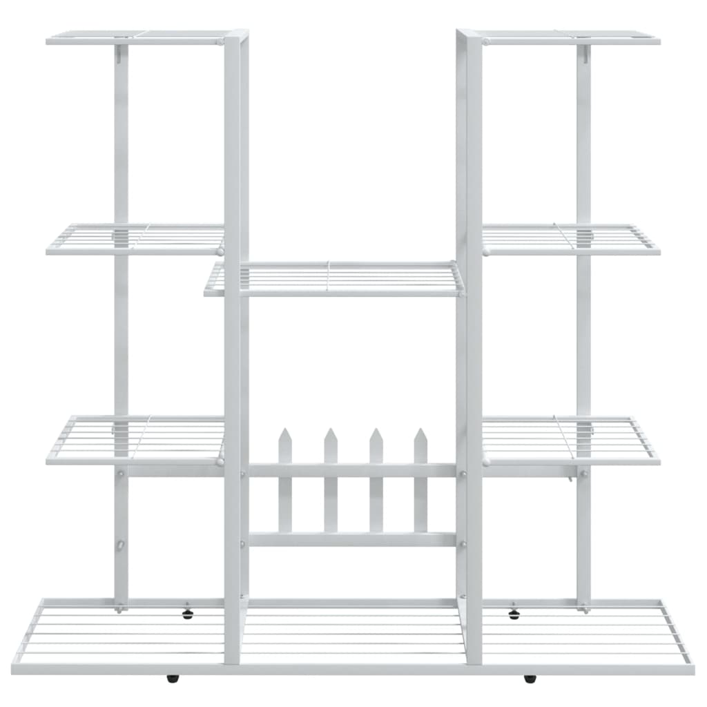 Portafiori 94,5x25x89 cm Ferro Bianco