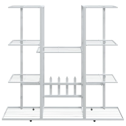 Portafiori 94,5x25x89 cm Ferro Bianco