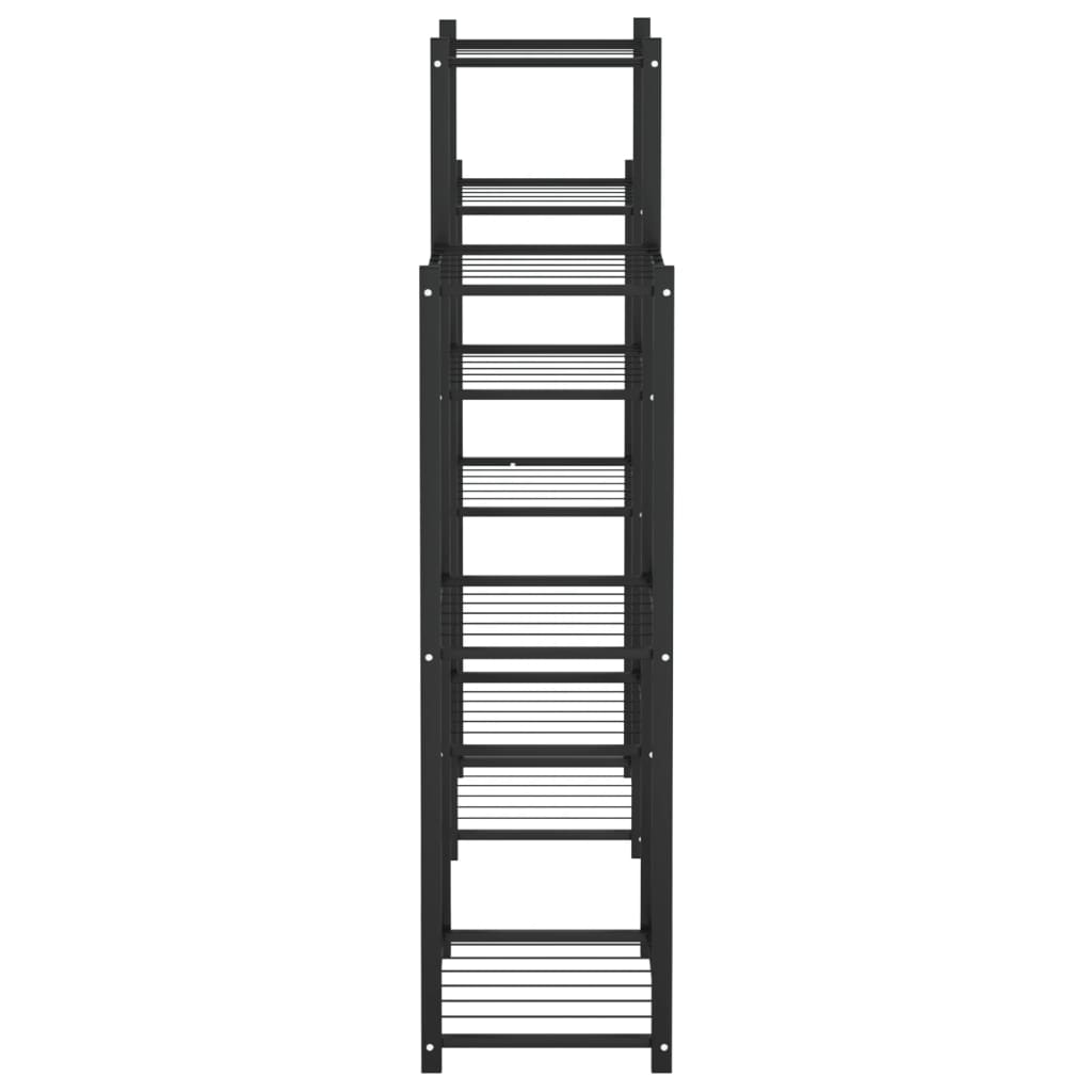 Portafiori 83x25x100 cm Ferro Nero