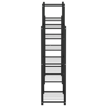 Portafiori 83x25x100 cm Ferro Nero