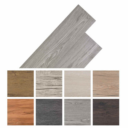 Tavole per Pavimenti 18 pcs Grigio scuro 2,51 mÂ² PVC