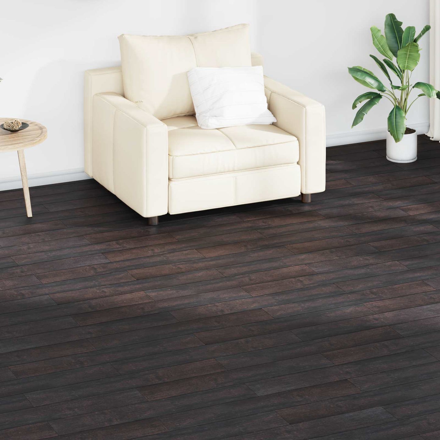 Tavole per Pavimenti 18 pcs Marrone Scuro 2,51 mÂ² PVC