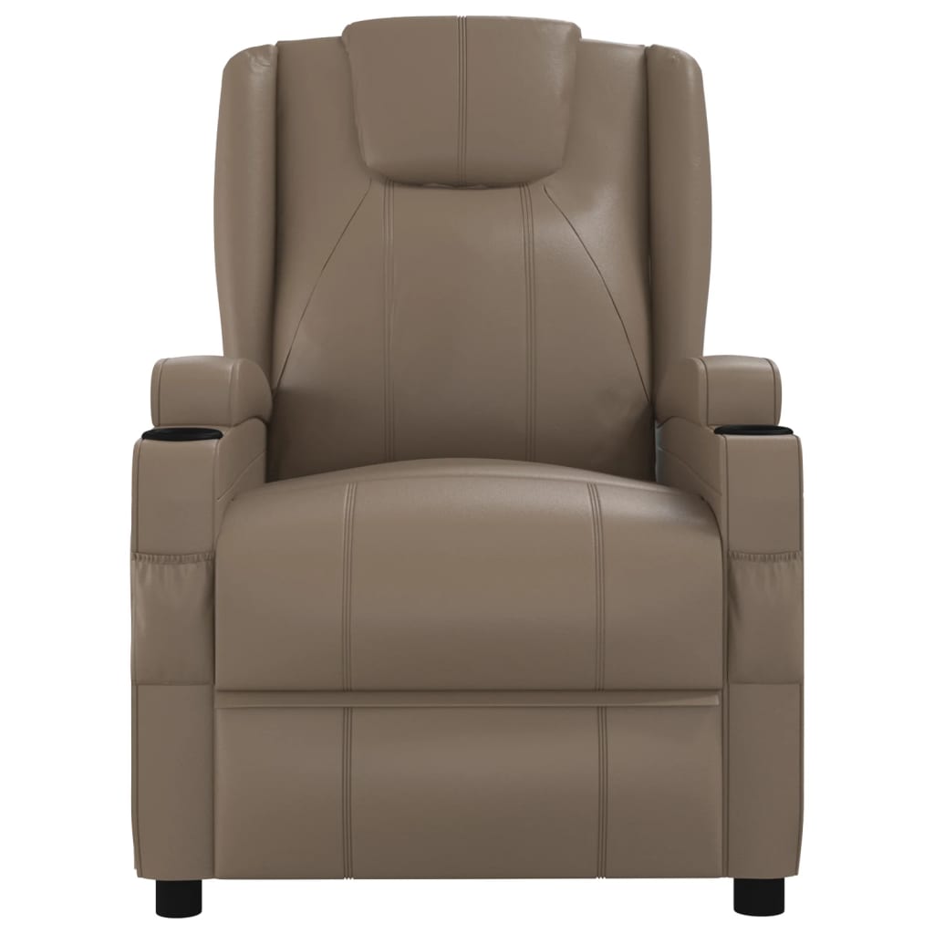 Poltrona Alzapersona Cappuccino Similpelle