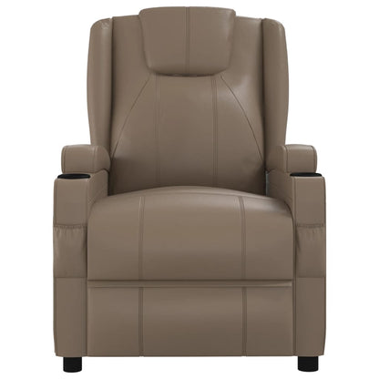 Poltrona Alzapersona Cappuccino Similpelle