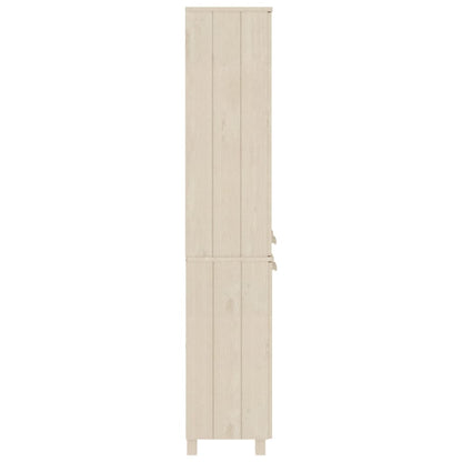 Credenza HAMAR in Legno Massello di Pino Marrone