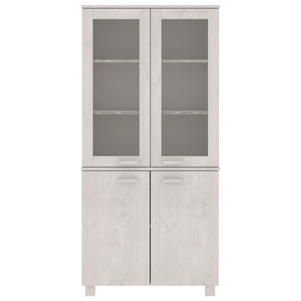 Credenza HAMAR in Legno Massello di Pino Bianca