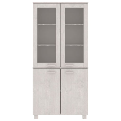 Credenza HAMAR in Legno Massello di Pino Bianca
