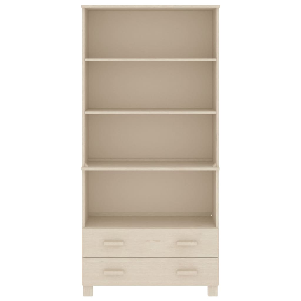 Credenza HAMAR in Legno Massello di Pino Marrone