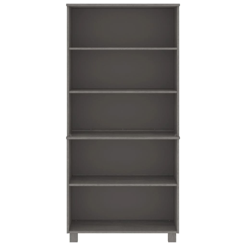 Credenza HAMAR in Legno Massello di Pino Grigio Chiaro