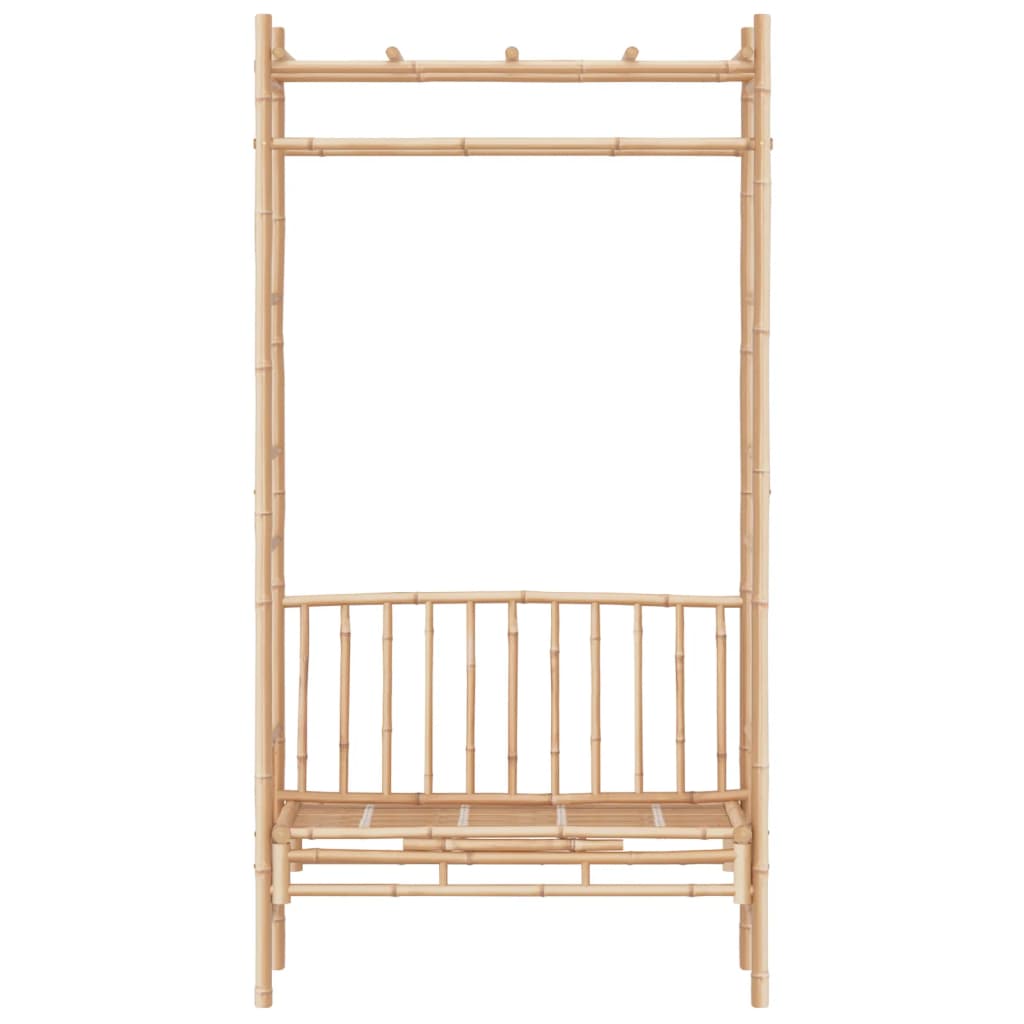 Panca da Giardino con Pergola 116 cm in BambÃƒÂ¹