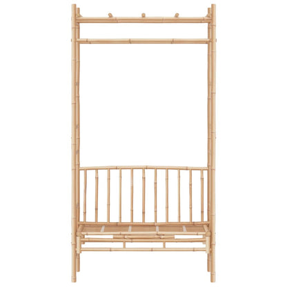 Panca da Giardino con Pergola 116 cm in BambÃƒÂ¹