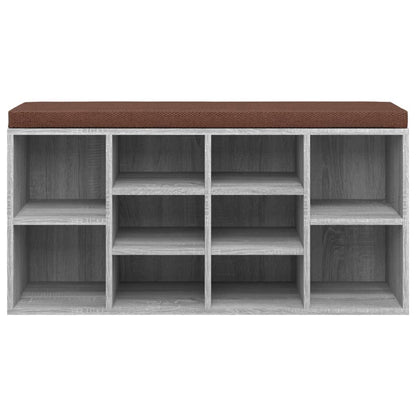 Scarpiera Grigio Sonoma 103x30x48 cm in Legno Multistrato