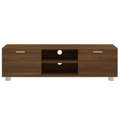 Mobile TV Rovere Marrone 140x40,5x35 cm in Legno Multistrato