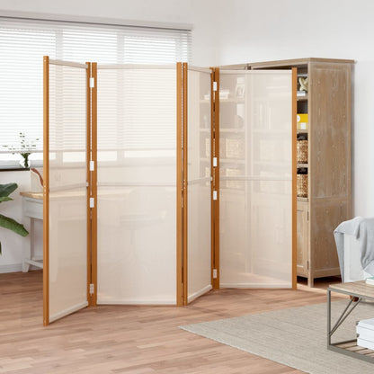 Divisorio a 4 Pannelli Bianco Crema 280x180 cm