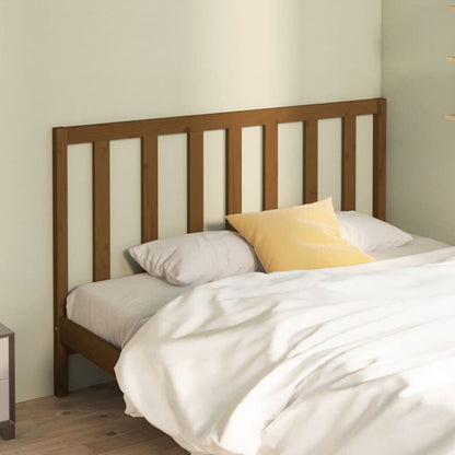 Testiera per Letto ambra 166x4x100 cm in Legno Massello di Pino