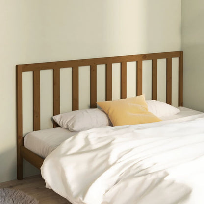 Testiera per Letto ambra 206x4x100 cm in Legno Massello di Pino