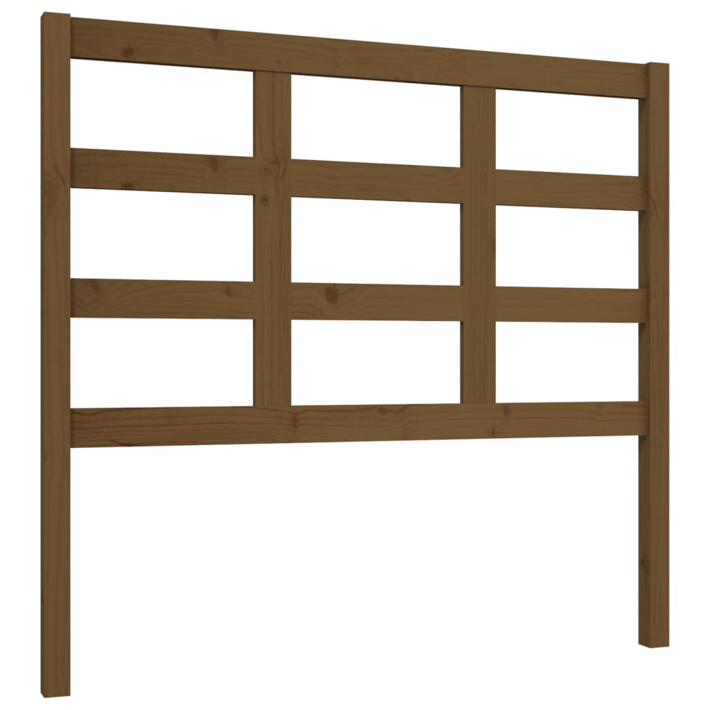 Testiera per Letto ambra 105,5x4x100 cm Legno Massello di Pino