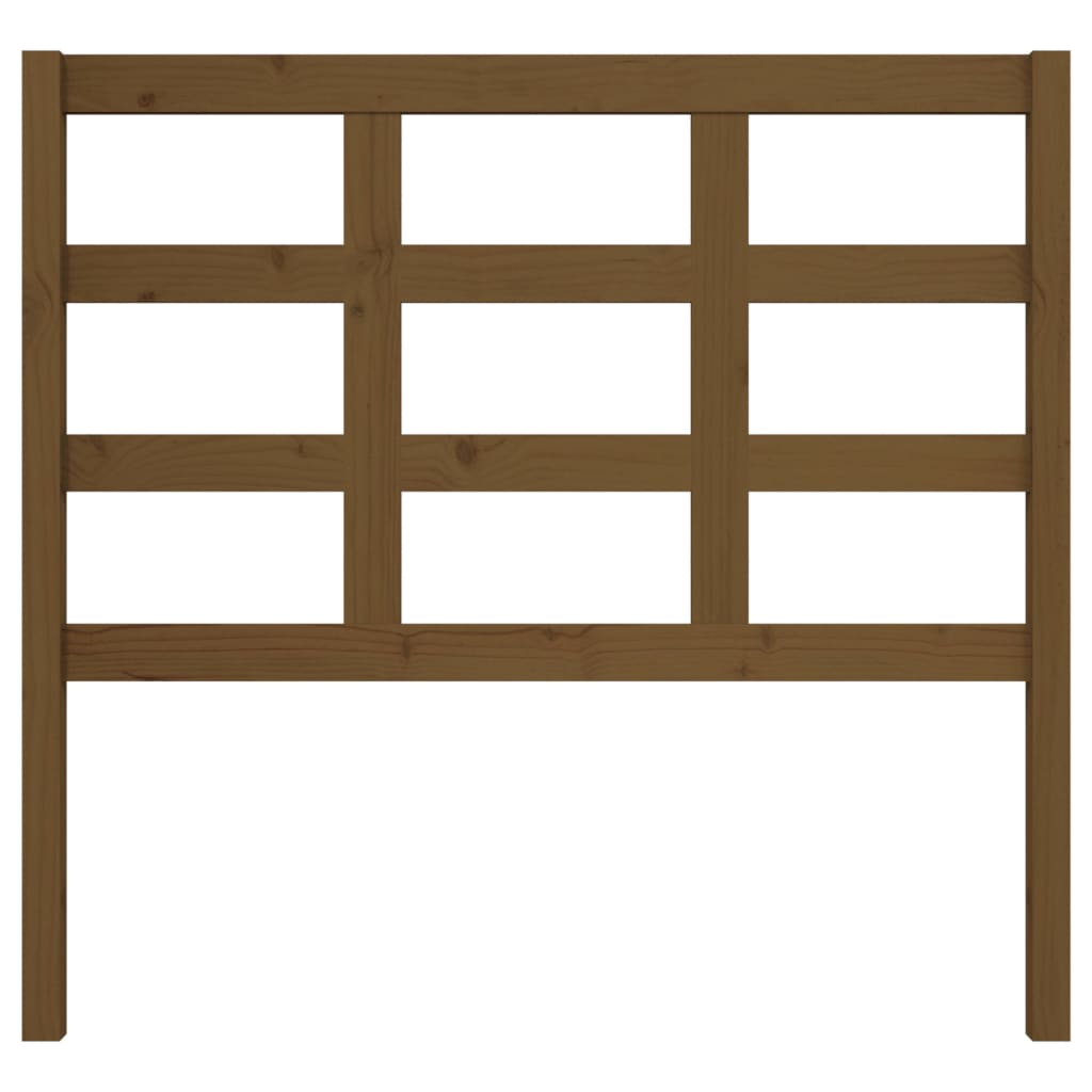 Testiera per Letto ambra 105,5x4x100 cm Legno Massello di Pino