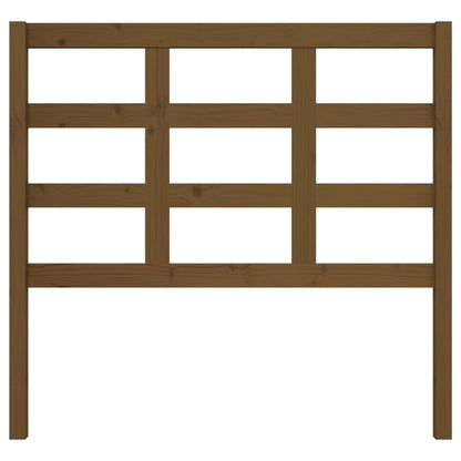 Testiera per Letto ambra 105,5x4x100 cm Legno Massello di Pino